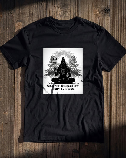 Mahadev Begins! - Premium T-Shirt for Mahadev Lovers