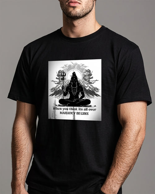 Mahadev Begins! - Premium T-Shirt for Mahadev Lovers