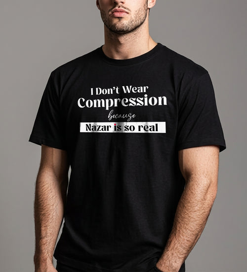 Nazar Is Real – Limited editon for Gym Lovers | Premium Cotton Black T Shirt
